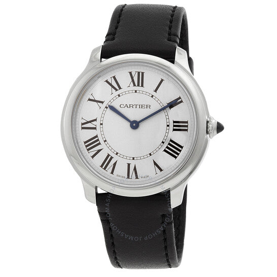Cartier, Ronde Must De Quartz Silver Dial Men's Watch