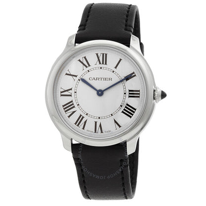 Cartier, Ronde Must De Quartz Silver Dial Men's Watch