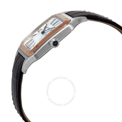 Cartier, Santos-Dumont XL Hand Wind Silver Dial Men's Watch