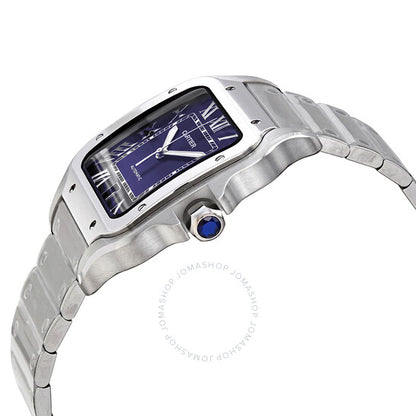 Cartier, Santos De Large Model Blue Dial Men's Watch