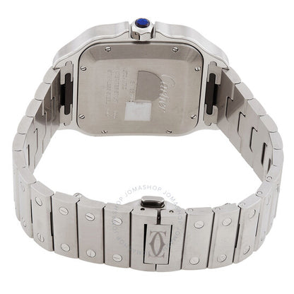 Cartier, Santos Large Model Automatic Blue Dial Men's Watch