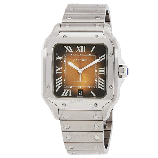 Cartier, Santos Large Model Automatic Brown Dial Watch