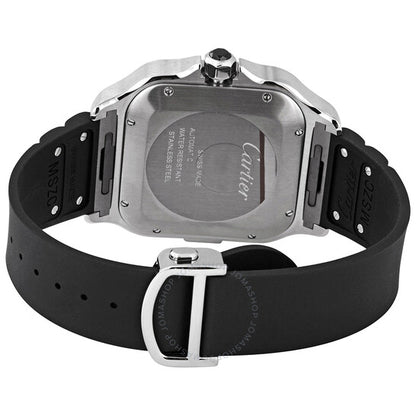 ساعة كارتييه سانتوس XL كرونوغراف للرجال بمينا فضي