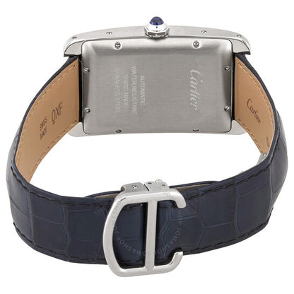 Cartier, Tank Americaine Automatic Silver Dial Men's Watch