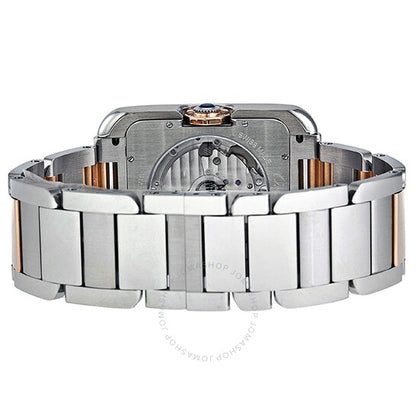 Cartier, Tank Anglaise XL Automatic Silver Dial Men's Watch