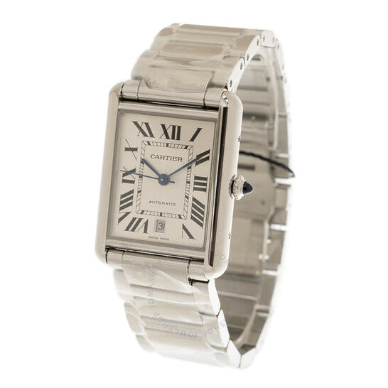 Cartier, Tank Automatic Silver Dial Men's Watch