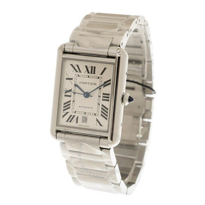 Cartier, Tank Automatic Silver Dial Men's Watch