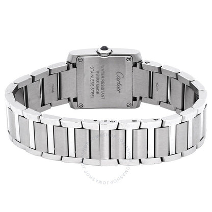 ساعة كارتييه تانك فرانسيز كوارتز نسائية بمينا فضي