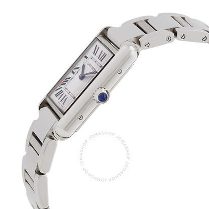 Cartier, Tank Must Quartz Silver Dial Men's Watch