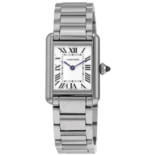 Cartier, Tank Quartz Silver Dial Ladies Watch