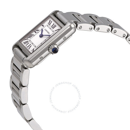 Cartier, Tank Quartz Silver Dial Ladies Watch