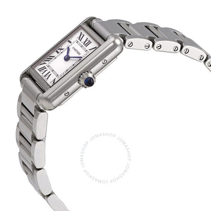 Cartier, Tank Quartz Silver Dial Ladies Watch