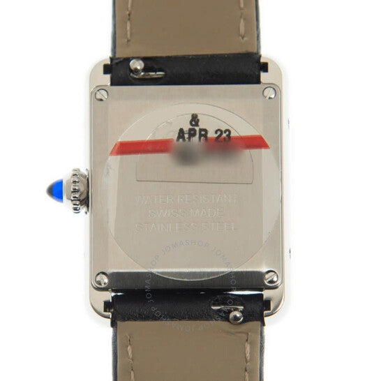 ساعة كارتييه تانك كوارتز بمينا بيضاء للسيدات