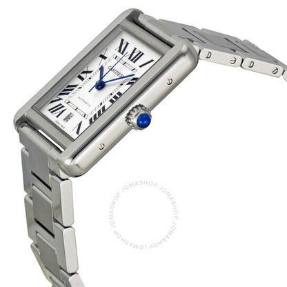 Cartier, Tank Solo XL Automatic Silver Dial Men's Watch