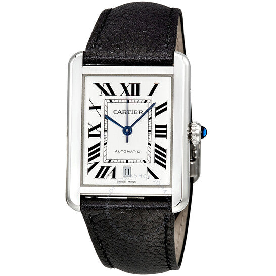 Cartier, Tank Solo XL Automatic Silver Dial Men's Watch