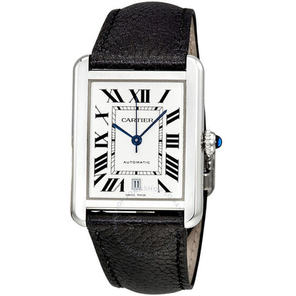 Cartier, Tank Solo XL Automatic Silver Dial Men's Watch