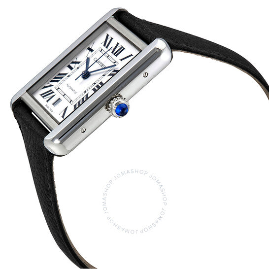 Cartier, Tank Solo XL Automatic Silver Dial Men's Watch