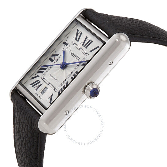 Cartier, Tank XL Must Automatic Silver Dial Watch