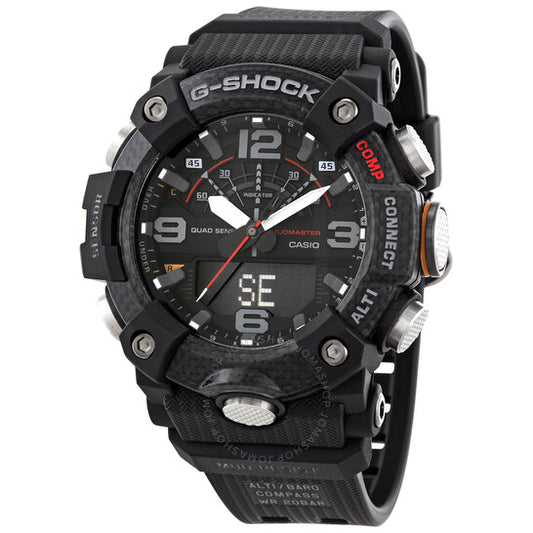 Casio, G-Shock Perpetual Alarm World Time Chronograph Quartz Analog-Digital Black Dial Men's Watch