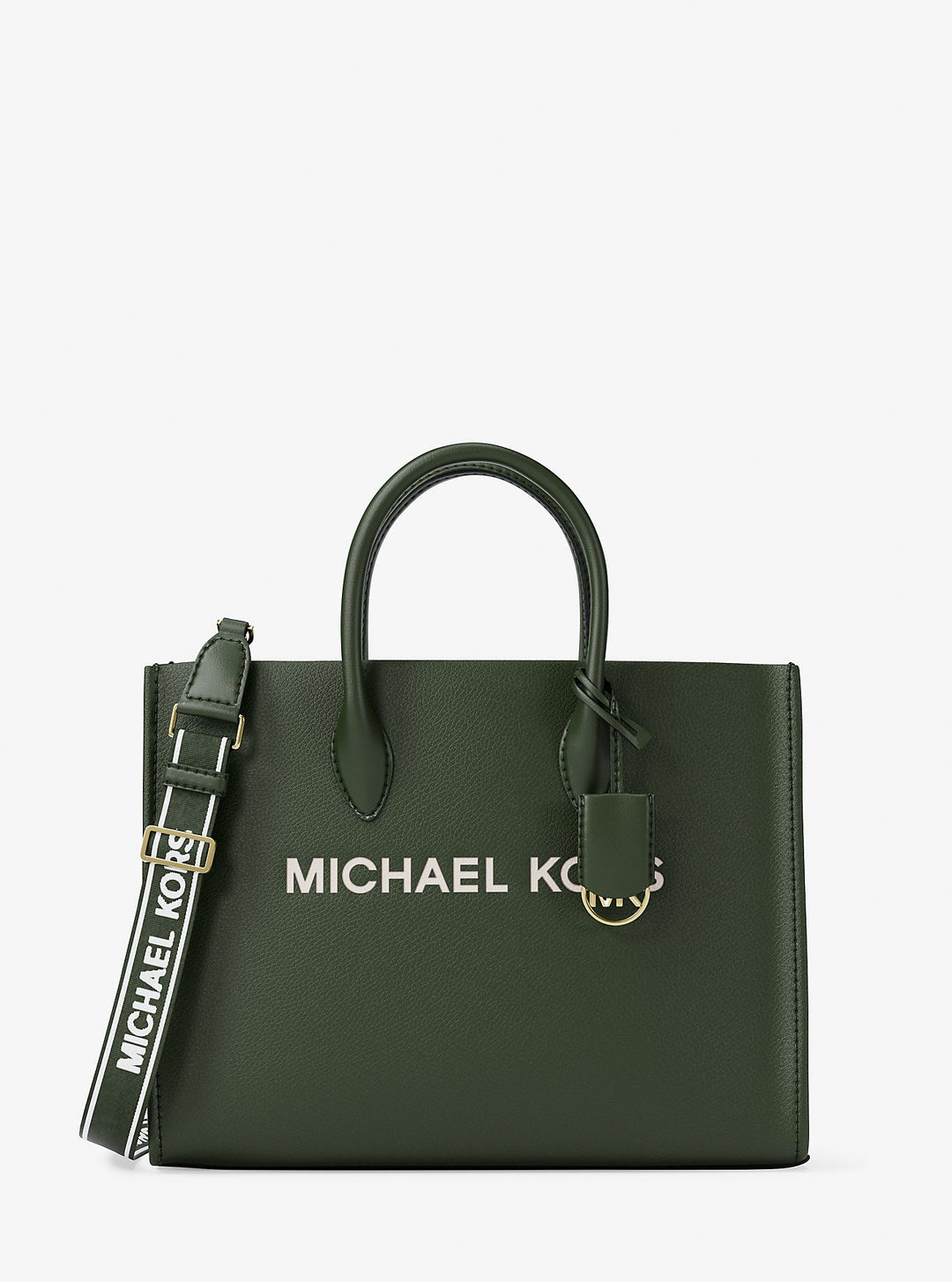 mirella medium pebbled leather tote bag