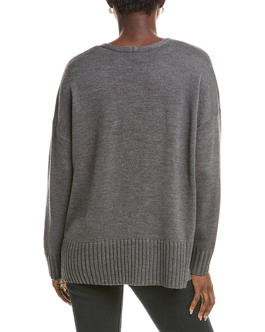 v neck box top
