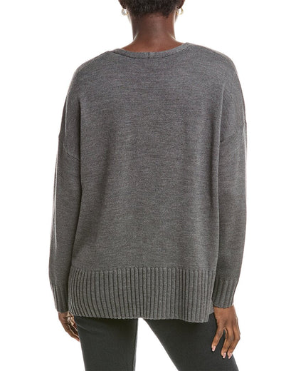 v neck box top