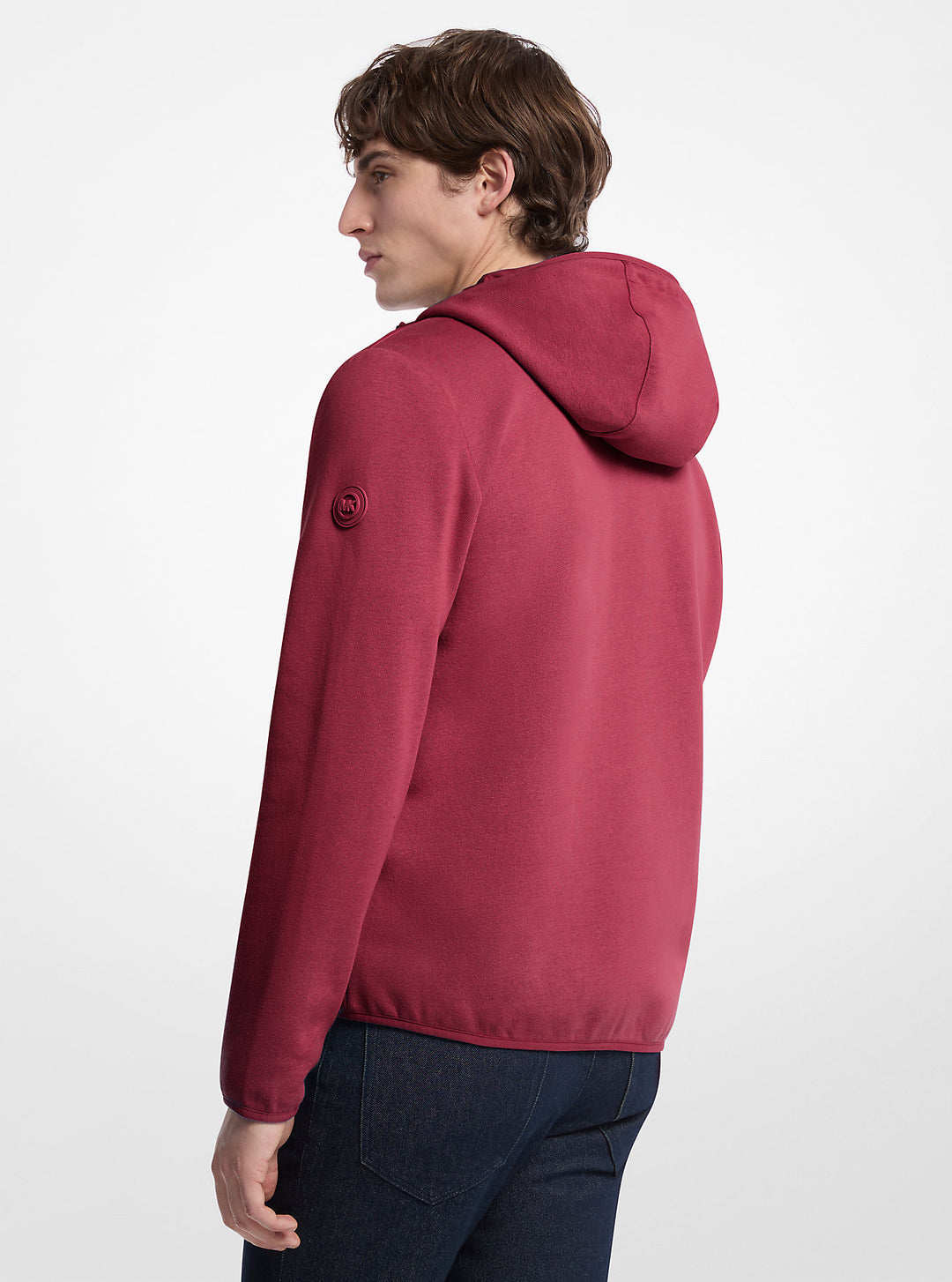 galway quilted mixed-media jacket