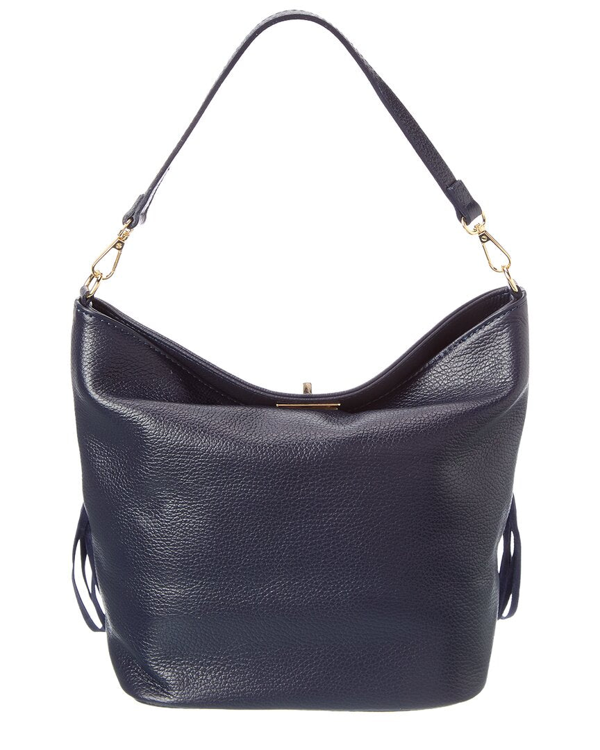 arizona27 leather fringe tote
