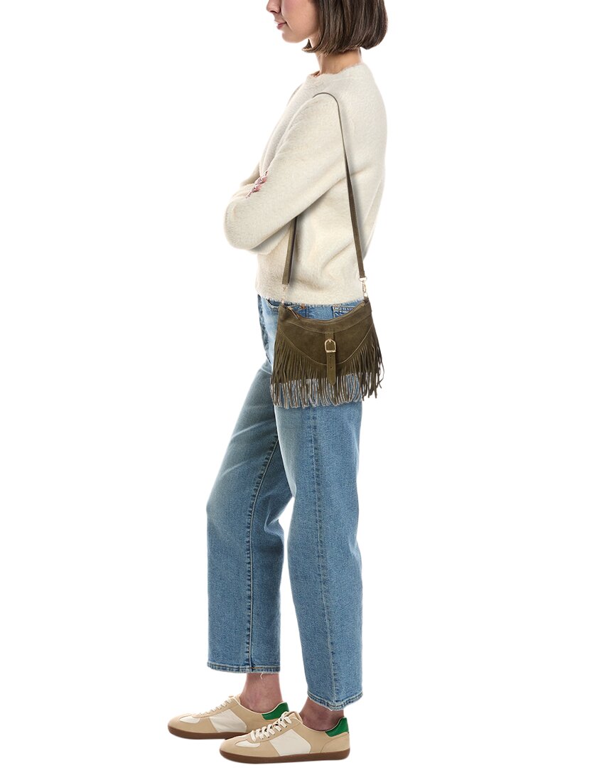 jasmine27 suede shoulder bag