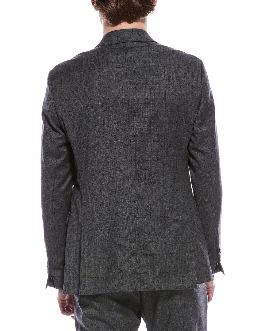 wool-blend modern fit jacket