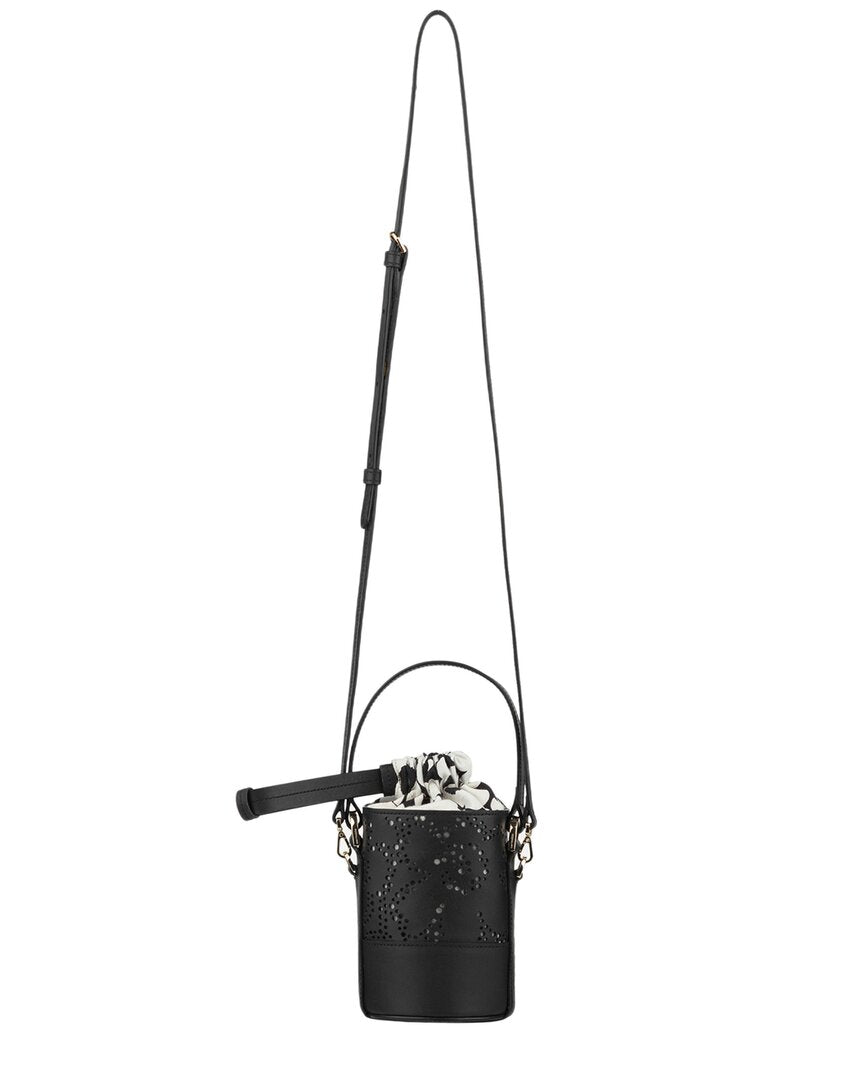 imprint nano unikko leather bucket bag