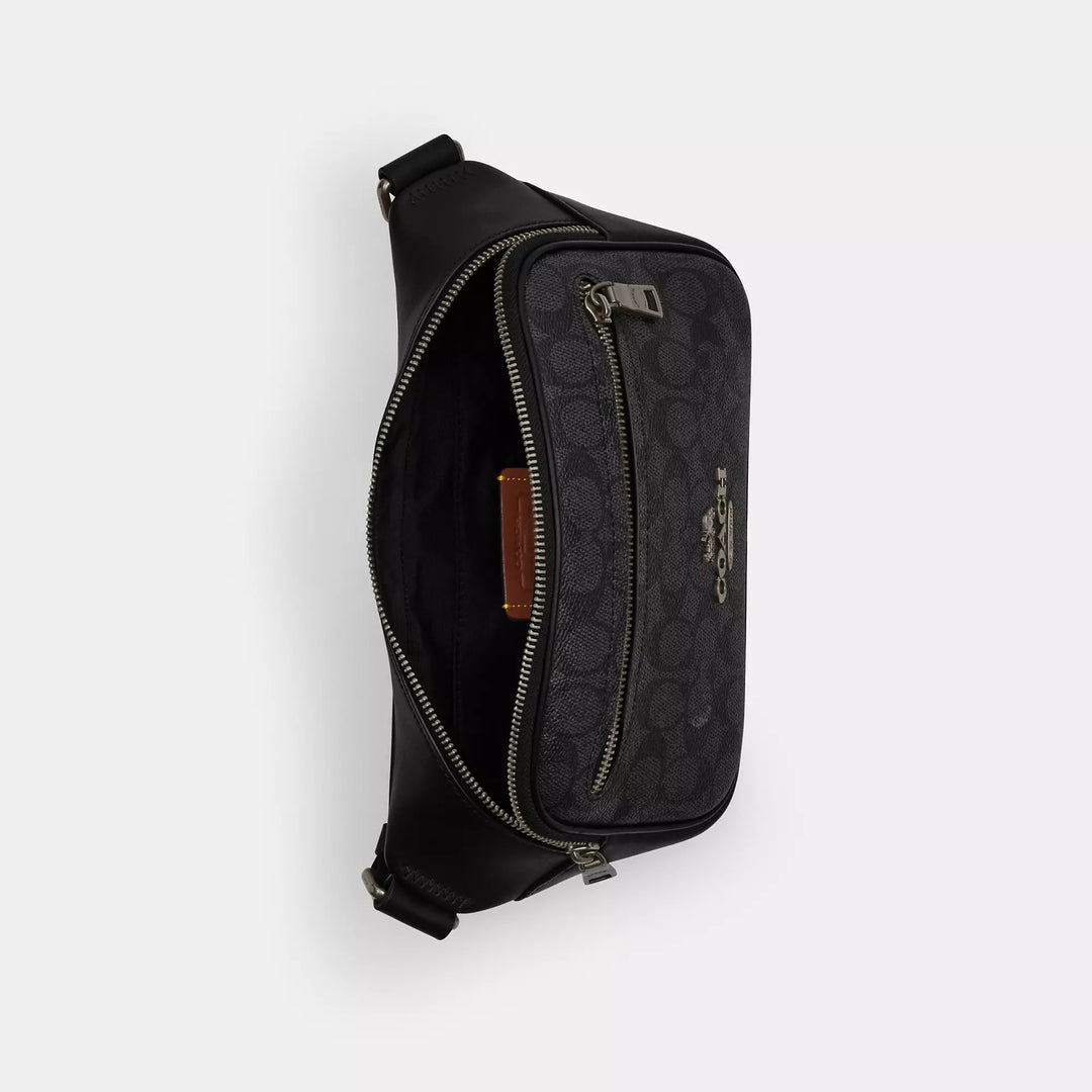 elias belt bag in signature canvas