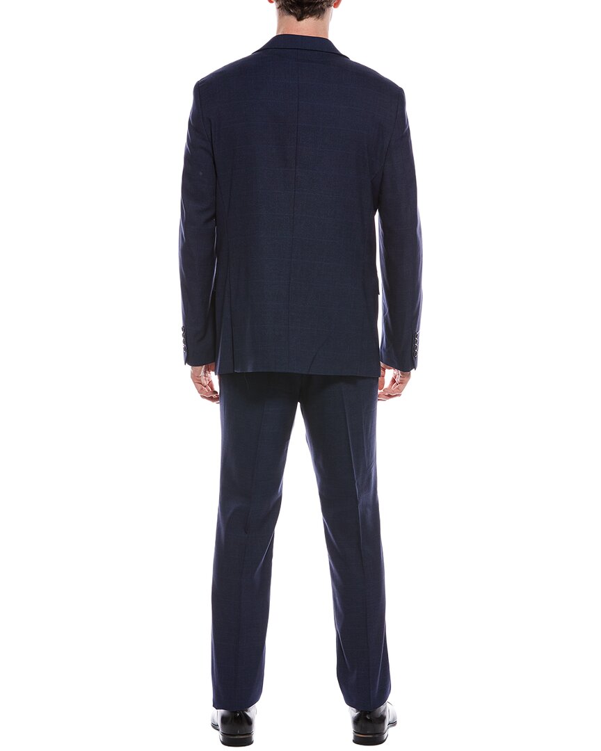 2pc windowpane suit