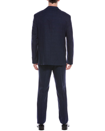 2pc windowpane suit