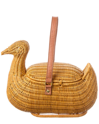 josh duck mini basket bag