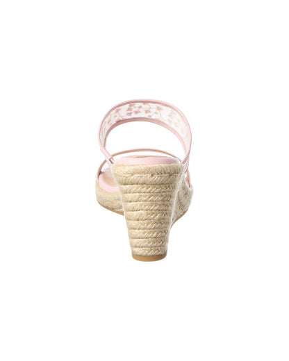 lily espadrille wedge sandal canvas