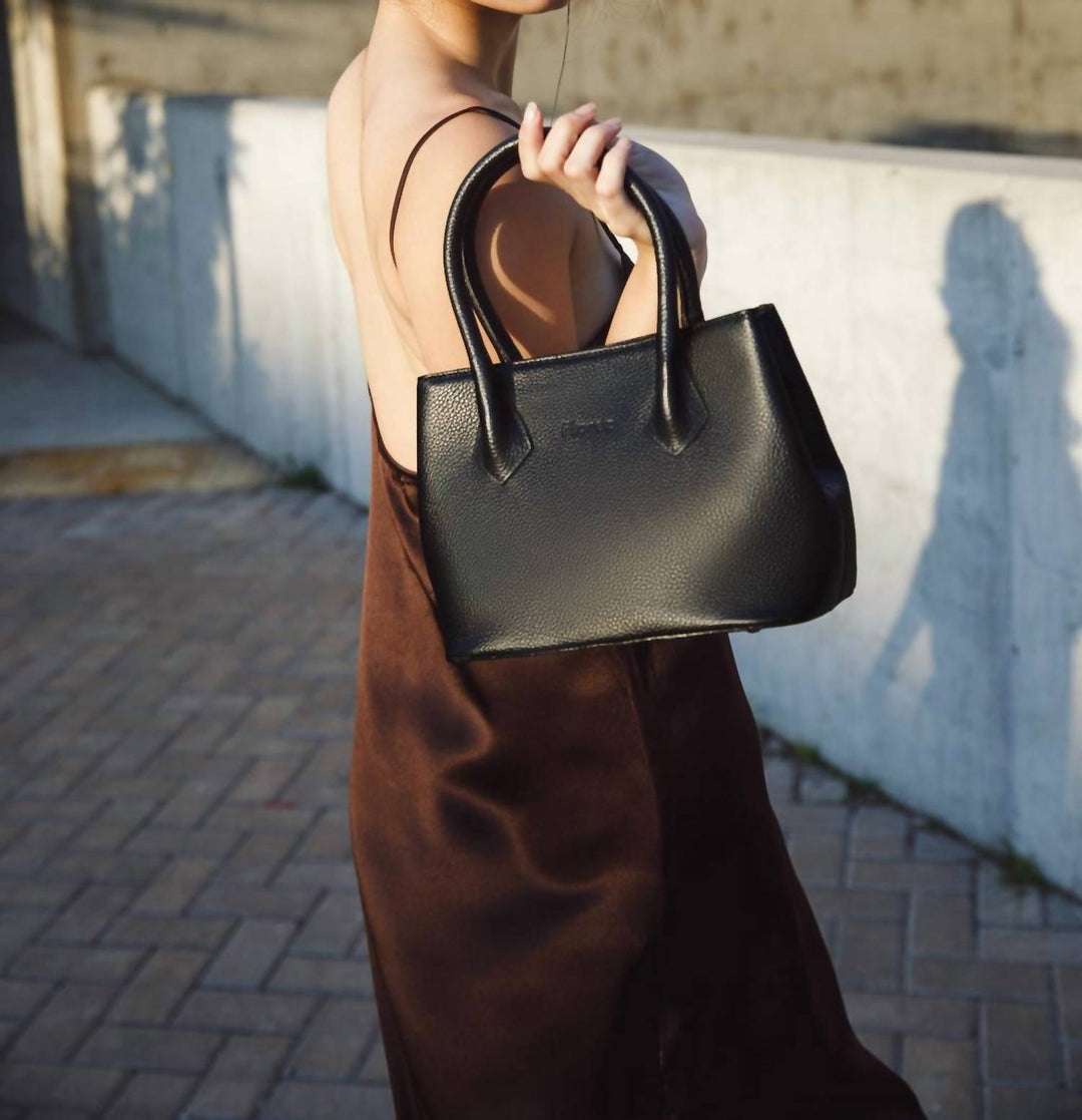 women's mini kyle tote bag in black