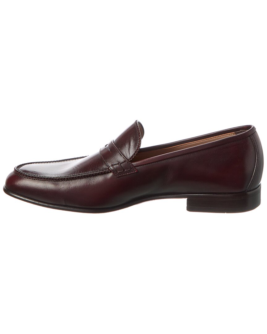 ferragamo leather loafer