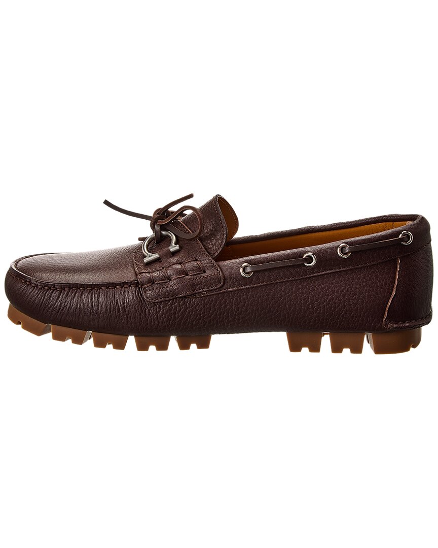 ferragamo giosue leather loafer
