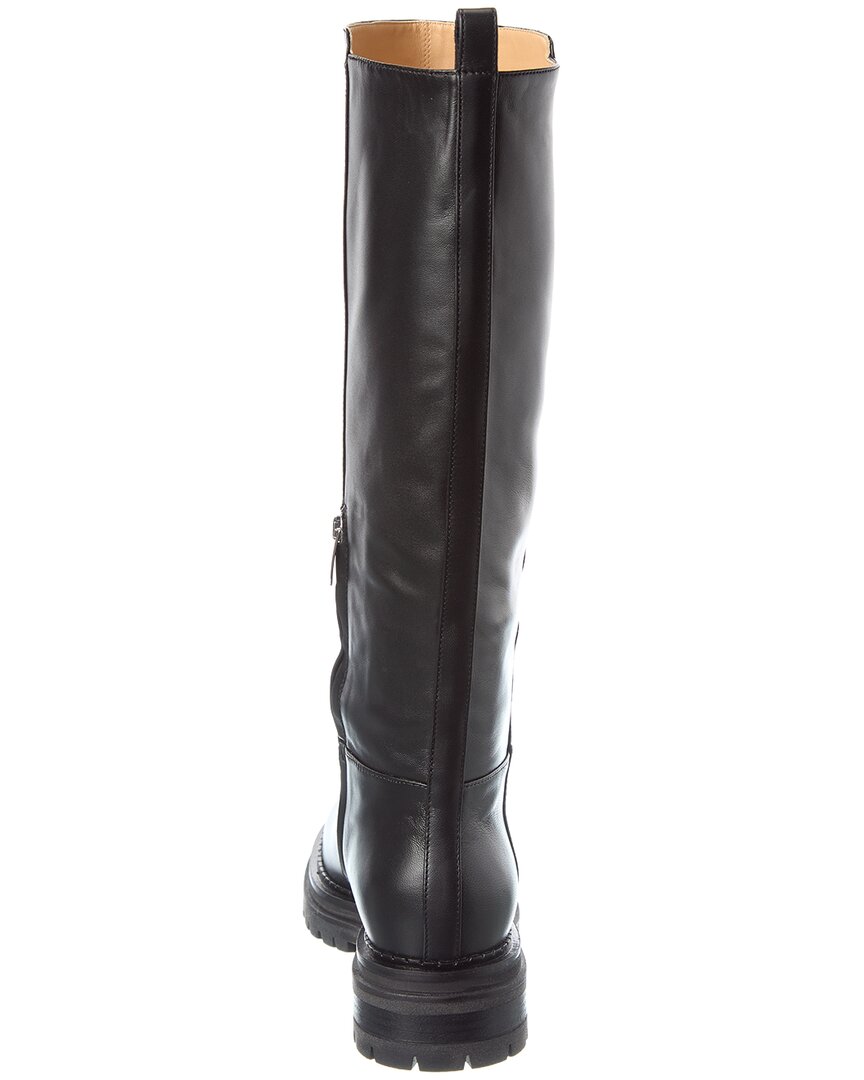 urban leather knee-high boot
