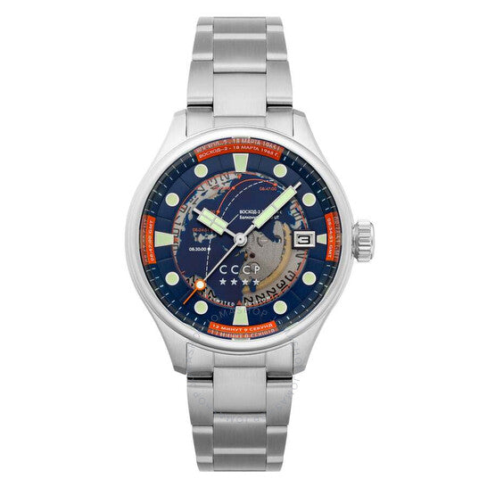 Cccp, Leonov Automatic Blue Dial Men's Watch