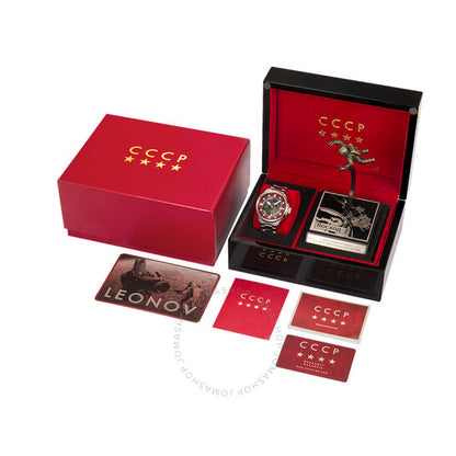Cccp, Leonov Automatic Red Dial Men's Watch