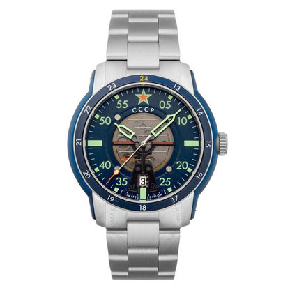 Cccp, Mig-21 Automatic Blue Dial Men's Watch