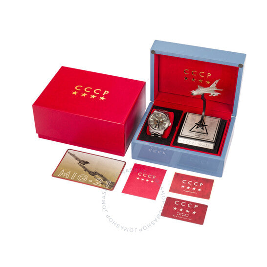 Cccp, Mig-21 Automatic Grey Dial Men's Watch