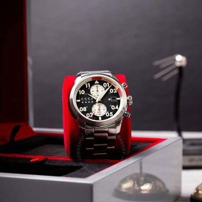 Cccp, Sputnik Chronograph Quartz Black Dial Men's Watch