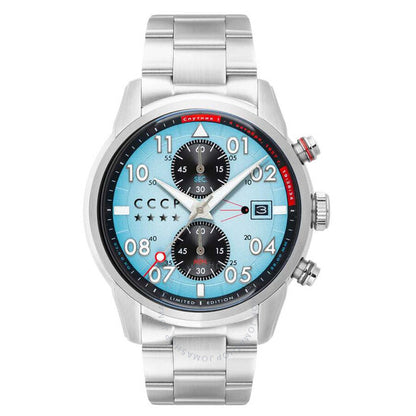 Cccp, Sputnik Chronograph Quartz Blue Dial Men's Watch
