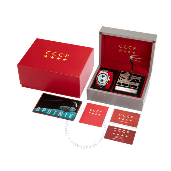 Cccp, Sputnik Chronograph Quartz Blue Dial Men's Watch