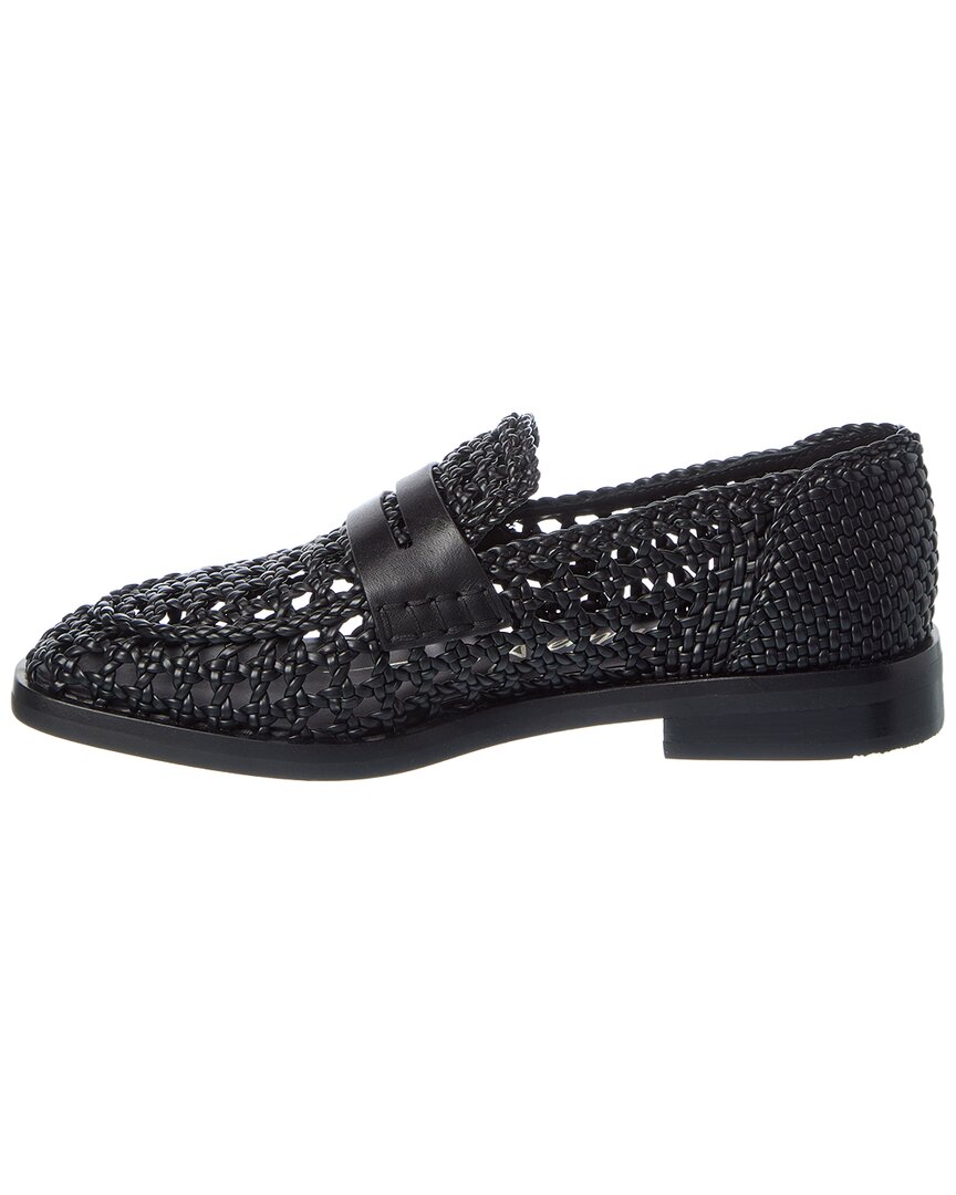 alexa macrame woven leather loafer