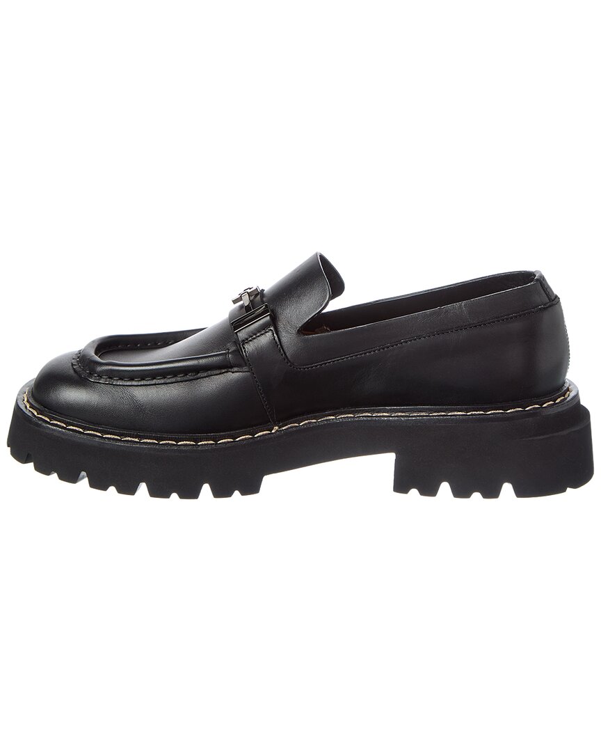 ferragamo leather loafer