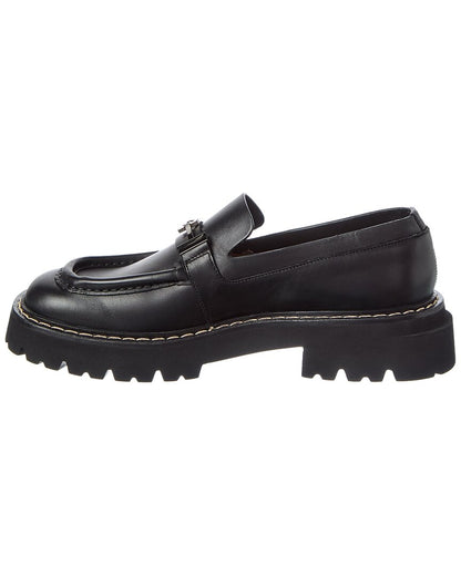 ferragamo leather loafer